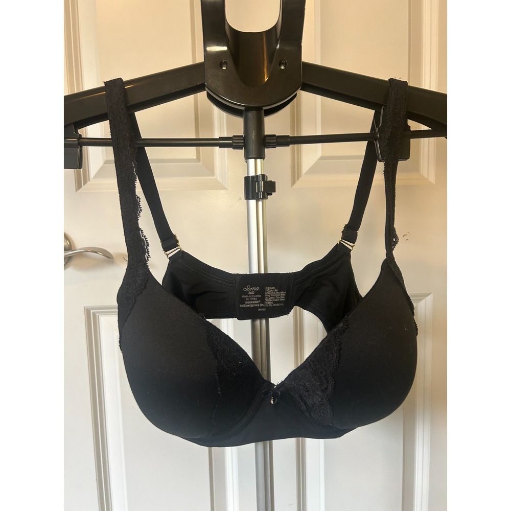 SOMA BRA - BLACK COLOR - SIZE 36D